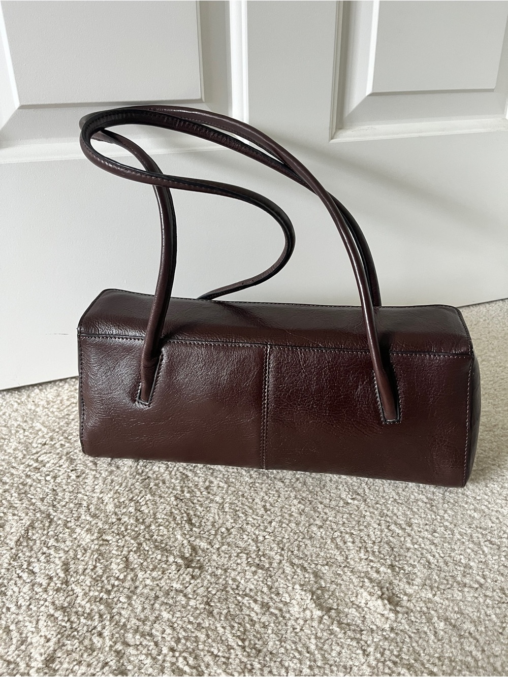 Wilson’s Leather Dark Brown East - West Shoulder Bag